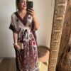 Vestido Kaftan Roma longa moda Boho Hippie plus size - Image 12