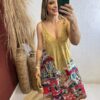 Vestido Trapézio Midi Estampa Cidade - Image 2